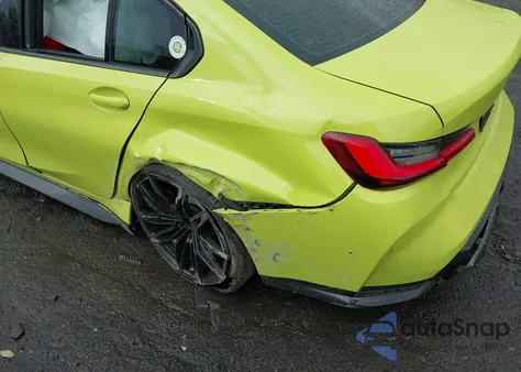 2022 BMW M3 Competition xDrive from USA, damaged, VIN WBS43AY02NFL90468